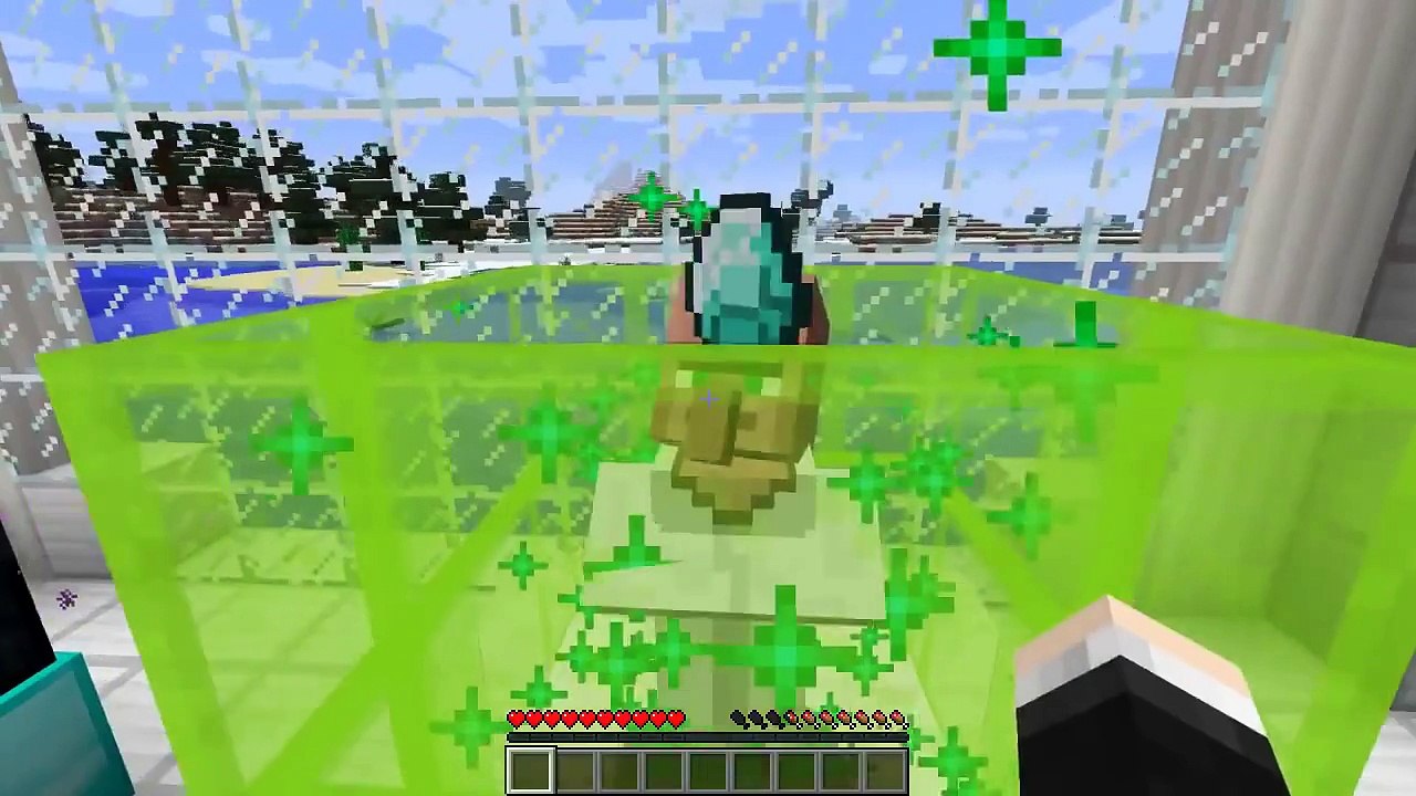 Minecraft  DIAMOND MINECART INFINITE ROLLERCOASTER!!  Custom Command