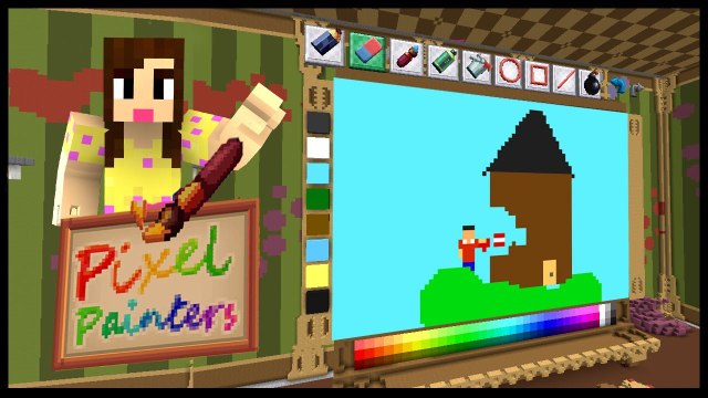 GRIEFERS! - PIXEL PAINTERS - Minecraft Mini-Game w/Biggs87x