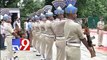 Home Minister RajNath Singh hoists National flag at his residence