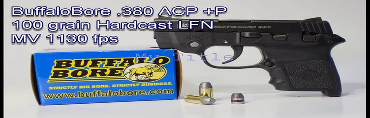 BuffaloBore 380 ACP +P 100 grain Hardcast in Gelatin