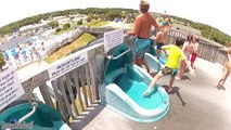 Водяная горка, внутри трубы, Аквапарк, Water Slide POV GoPro Hero2