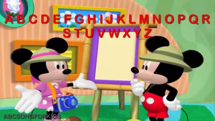 ABC with Mickey Mouse and Mini Mouse