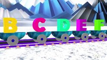 ABC 3D Train Songs For Kids | Popular Nursery Rhymes | Animation Cartoon Rhymes