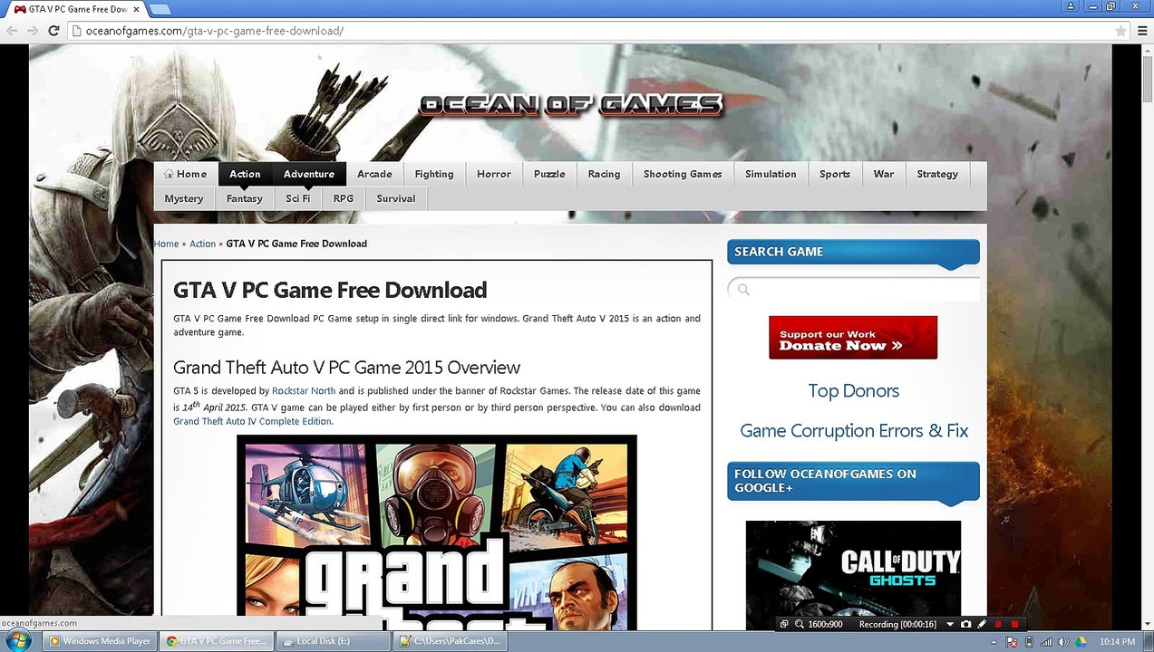 How To Download GTA V From Ocean Of Games (ALLGAMESFORPC) - video  Dailymotion