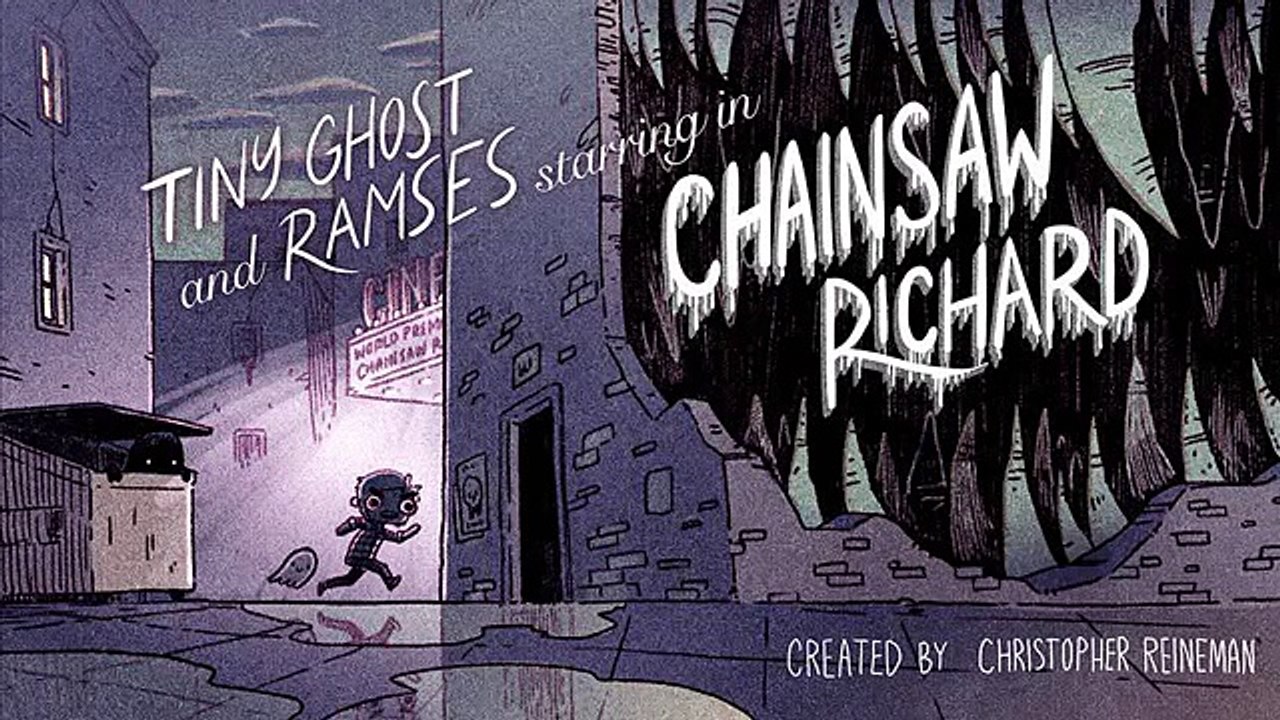 cartoon hangover chainsaw richard