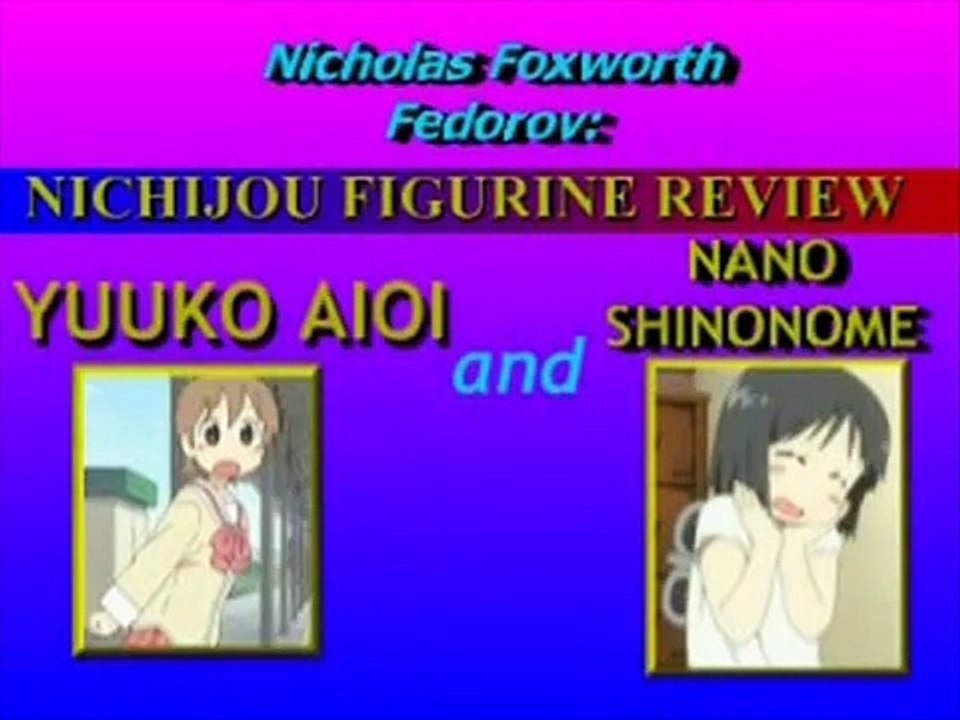 Nichijou YUUKO AIOI and NANO SHINONOME Sega Figures Review 日常