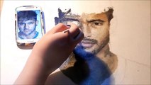 Painting Neymar da Silva Santos Júnior // OIL PAINTING