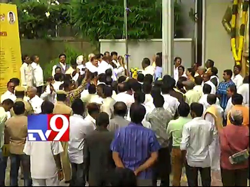 TDP leaders celebrates Independence day at NTR trust bhavan