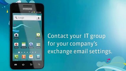 Samsung Galaxy S® II: Email Setup Tutorial