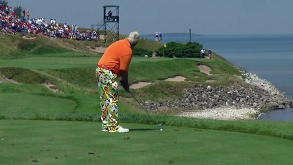 John Daly throws club into Lake Michigan