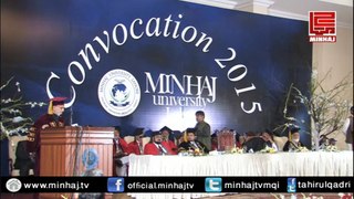 Steering youth out of darkness of extremism the central point of my struggle: Dr Tahir-ul-Qadri addresses MUL Convocation
