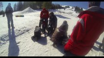 Sasha & Zachary's 4th Birthday Ski Trip - Compilation - Soda Springs
