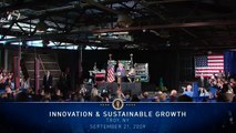 President Obama on Innovation and Sustainable Growth