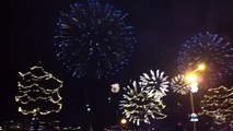 New year celebration in Riga.2014. Fireworks.01.01.2014.