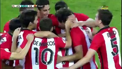 أهداف الفوز التاريخي لبيلباو على برشلونة 4-0 البارحة