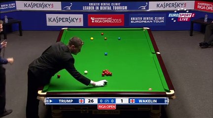 Judd Trump 119 Brak  vs Wakelin in Riga Open 2015 HD Snooker VideO-%%%%%%%%%%%%