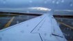 Air Canada E-190 rainy take off at Vancouver (CYVR) RWY 08R