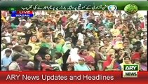 ARY News Headlines 15 August 2015, Flag lowering ceremony At Wagah Border On Independence Day