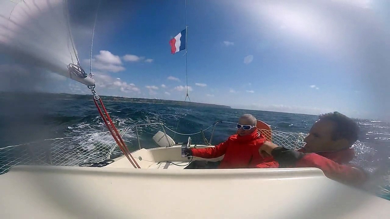 navigation en voilier habitable first 22. le havre 2015.