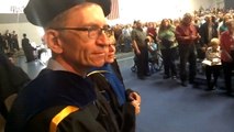 UW Stout Commencement Spring 2014   Faculty Google Glass View
