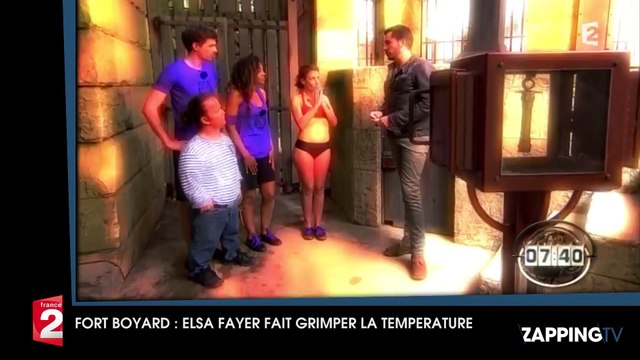 Fort Boyard : Elsa Fayer très sexy en maillot de bain, elle dévoile ses formes !