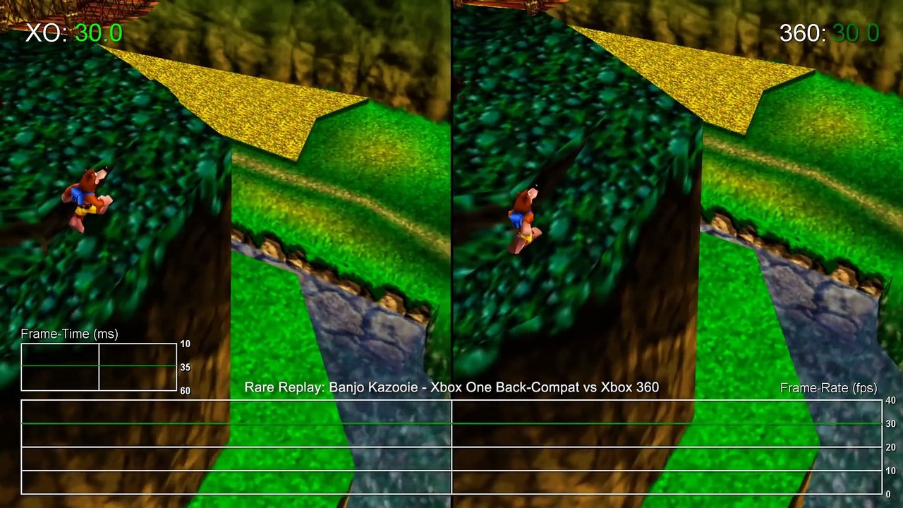 Banjo-Kazooie (1998) N64 vs XBOX 360 [Graphics Comparison] 