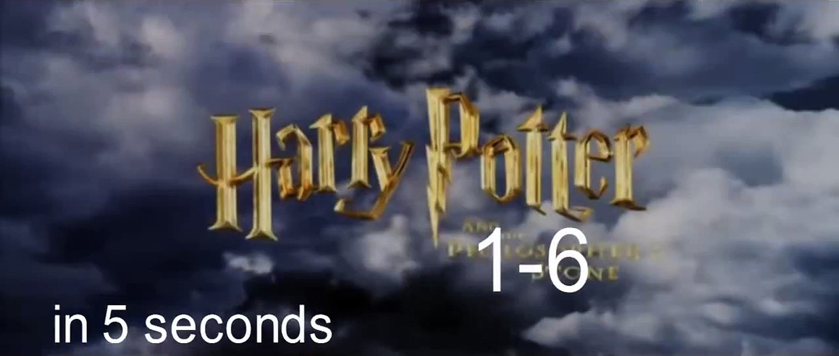 Harry Potter in 5 seconds
