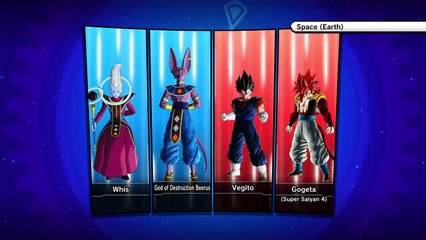 Beerus and Whis vs Vegito and SSJ4 Gogeta