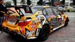 Nissan V8 Bmw e60! Drifting + Donuts + Revs (girl driving)