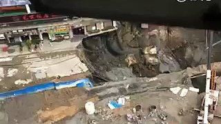 Huge sinkhole in china