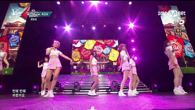 [150815] M-Countdown K-CON in NY (0808) AOA Full Cut