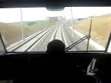 Yüksek Hızlı Tren Kabin Görüntüsü hız:250 km/h [Turkey]
