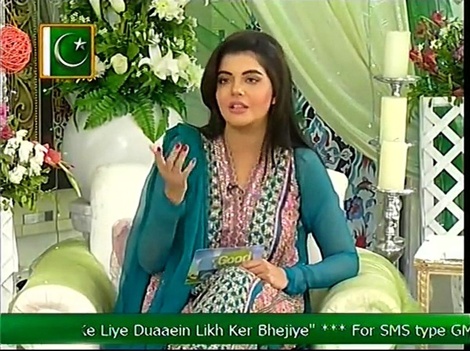 Good Morning Pakistan With Nida Yasir on ARY Digital Part 1 - 14th August 2015