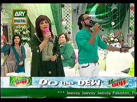 Good Morning Pakistan With Nida Yasir on ARY Digital Part 5 - 14th August 2015