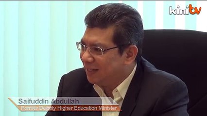 Saifuddin admits Umno veered right after GE-13