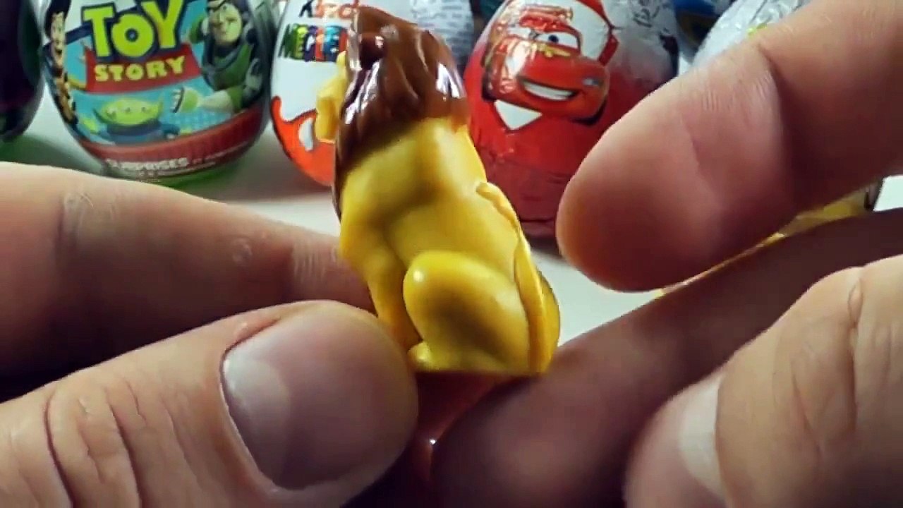 Lion King huevos sorpresa juguetes unboxing Roi Lion œufs surprise jouets unboxing