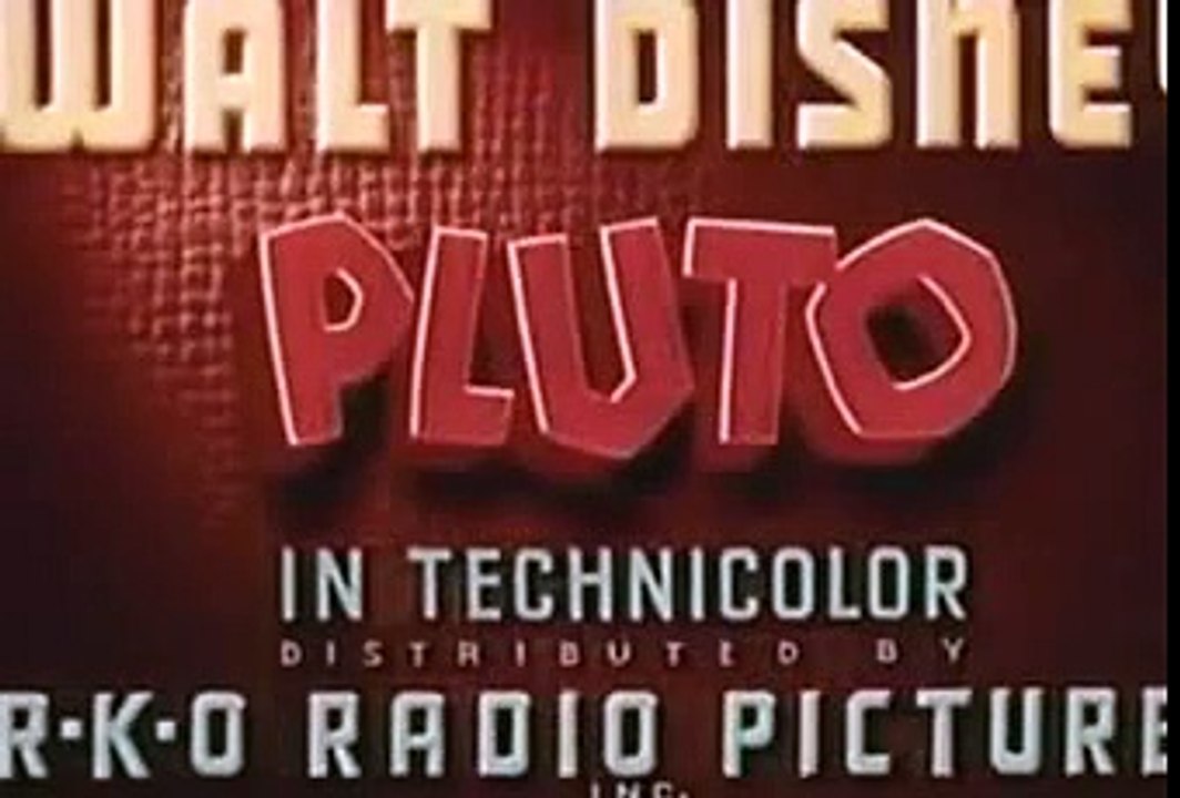Disney Cartoon Pluto 1942 T Bone For Tw