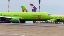 Boeing 767-300ER S7 airlines в аэропорту Иркутска.