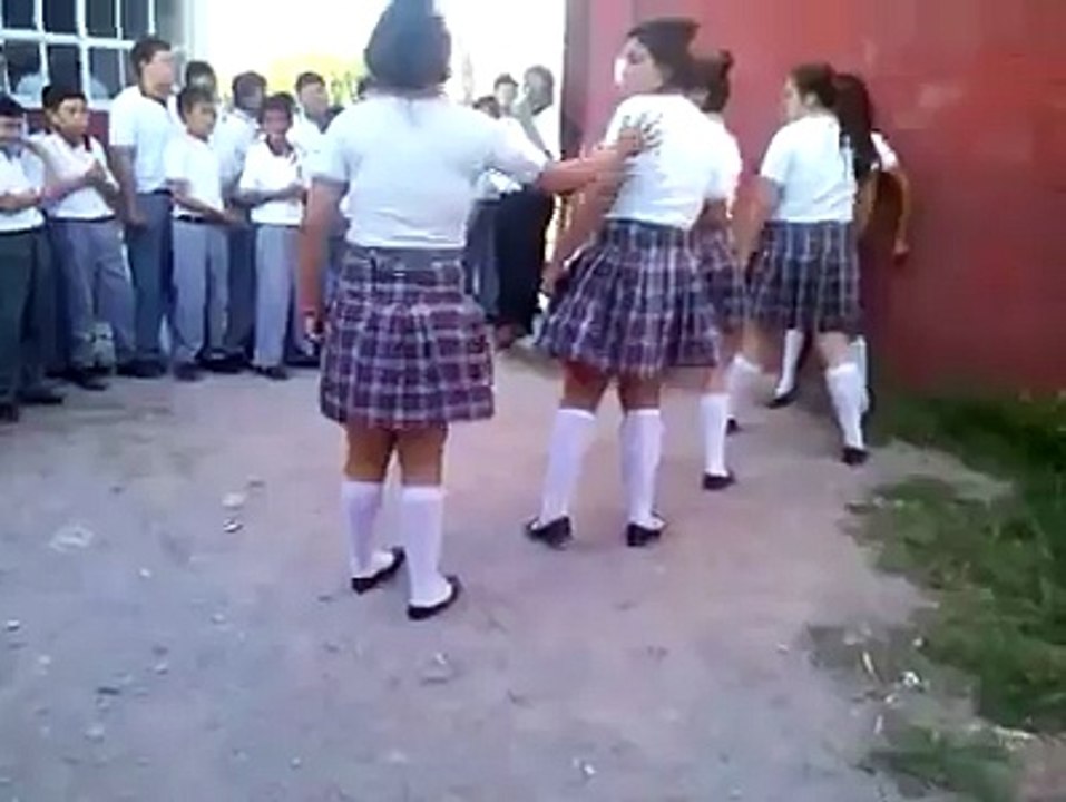 School girls have some entertainment just like this