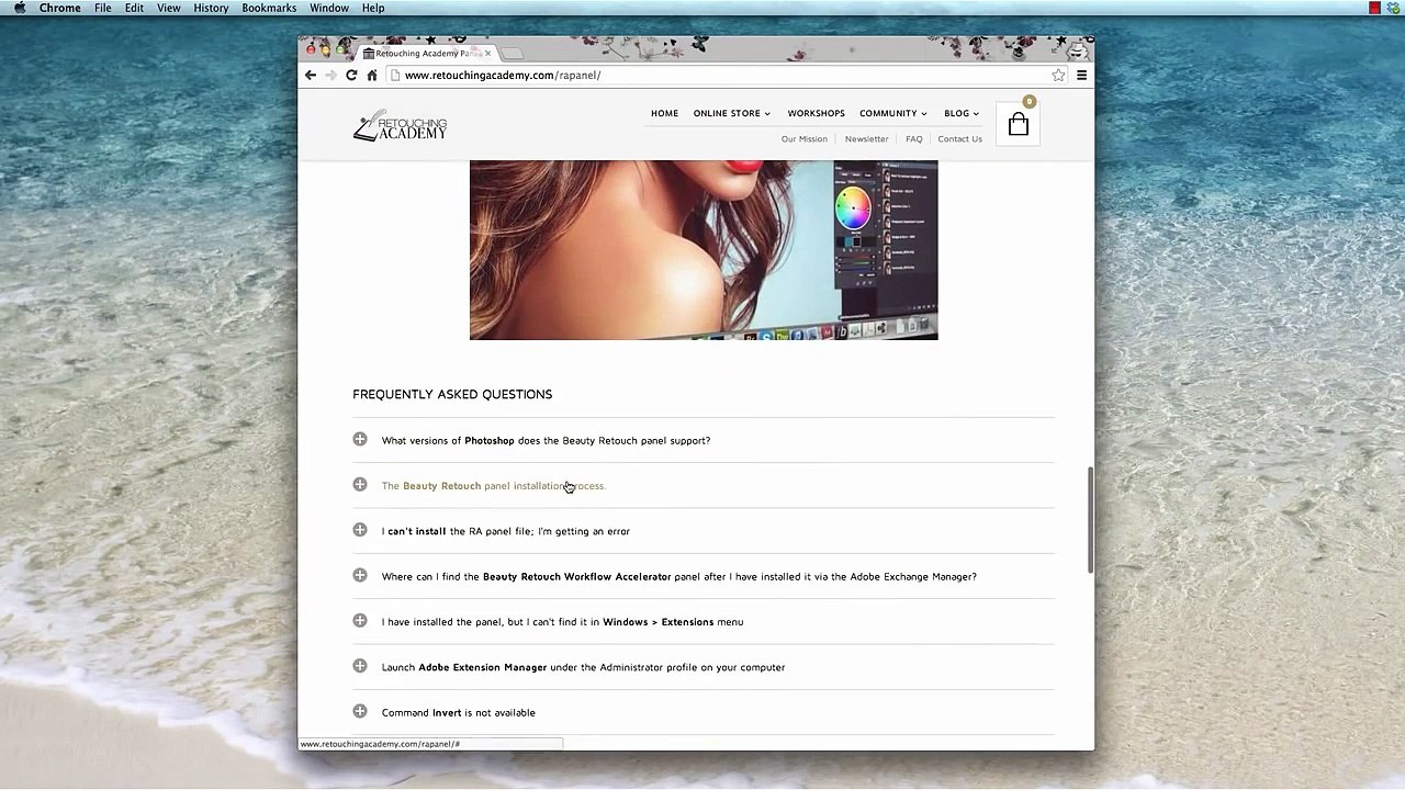 Retouching Academy Beauty Retouch Photoshop Extension Panel