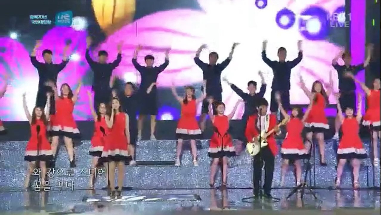 김연아 (Yuna Kim), "나는 대한민국" 연아 합창단 공연 (150815/KBS)