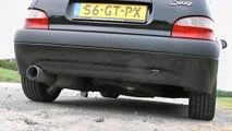 Citroen Saxo 1.6 VTS Exhaust Sound