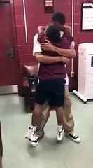 Man surprises little brother after being released from prison.. WOW!!
