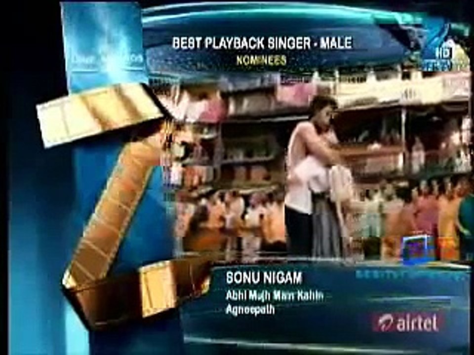 Sonu Nigam Won Best Playback Singer Male @ Zee Cine Award