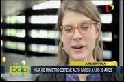Argentina: joven hija de ministro es elegida directora del Banco de la Nación