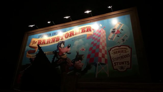 Goofy's Barnstormer Roller Coaster POV Walt Disney World:Magic Kingdom