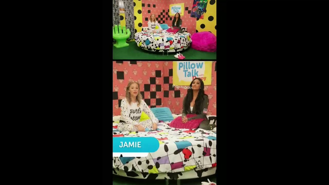 Shay Mitchell on "Pillow talk with Poppy".