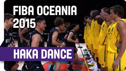 Tall Black's Haka Ahead of Game 1 at the 2015 FIBA Oceania Championship