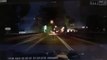 Taxi Driving in Wrong Lane Turns Oncoming Motorcyclist Into a Fireball, Driver Then Dives Out the Wi