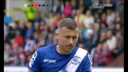Penalty Paul Caddis 1-2 Burnley vc Birmingham ENGLAND Championship
